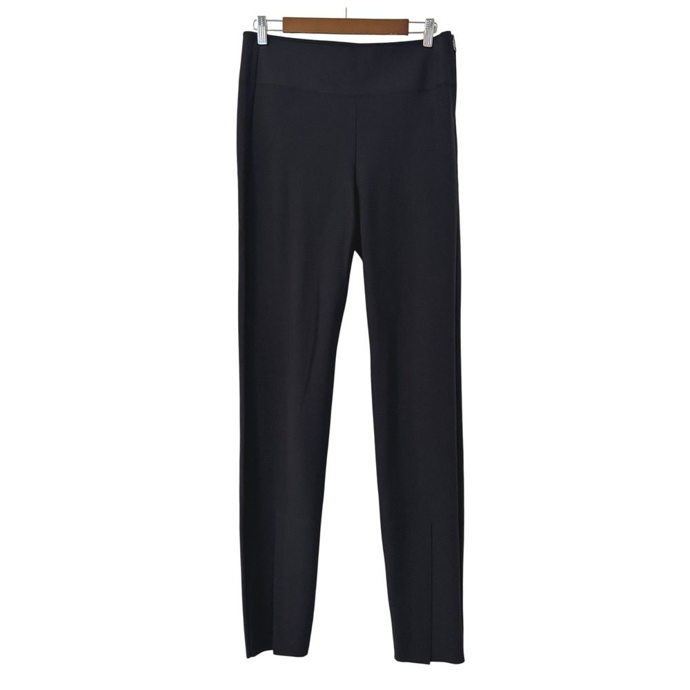 Athleta Interstellar Tight‎ Pants Womens 10T Black Yoga Side Zip Split Hem